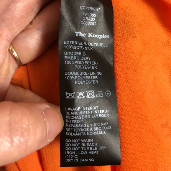 The Kooples Mimosa Silk Dress sz. XS - Picture 10 of 12